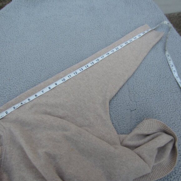 Max Studio Sweater Hoodie Womens XL Cream 100% 2-PLY‎ Cashmere  SOFT Cozy comfy - Picture 10 of 12